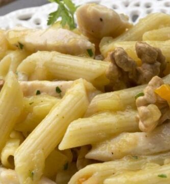 Macarrones con pollo